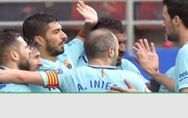 Barcelona boekt moeizame overwinning op Eibar