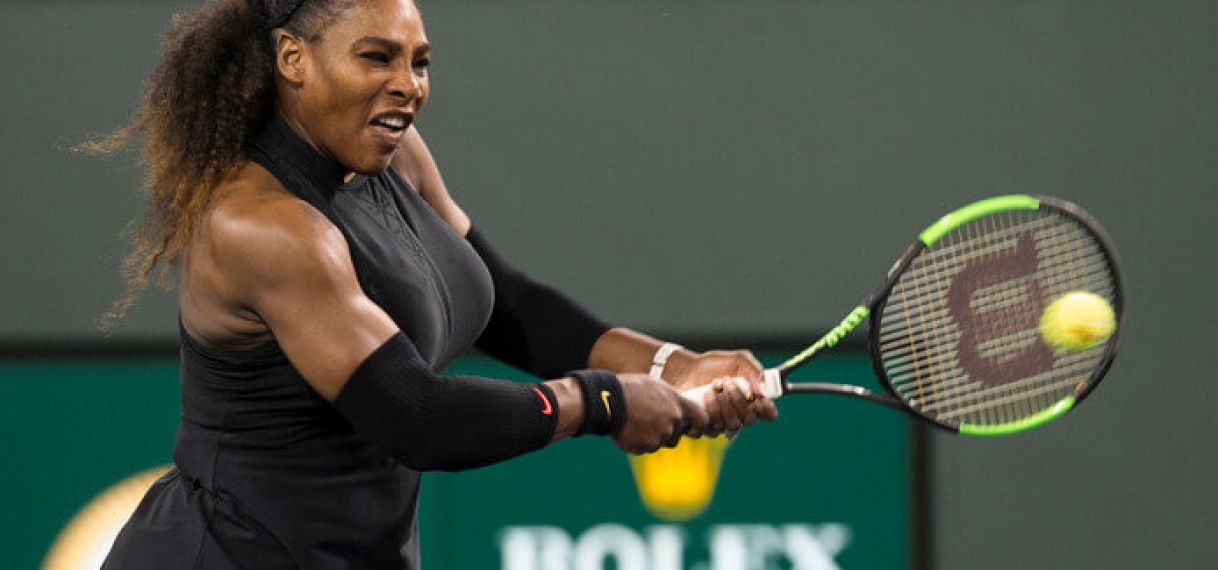 Serena wint bij rentree en neemt het op tegen Bertens