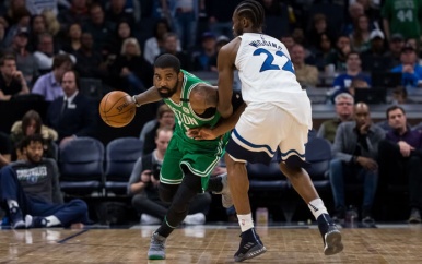 Boston Celtics onder leiding van Kyrie Irving naar play-offs