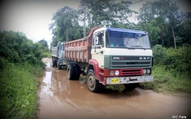 DC Jurel stopt zandtransport in bewoonde gebieden Para