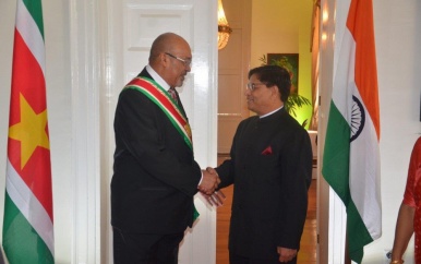 Enorme boost voor economie door MOU Suriname en India