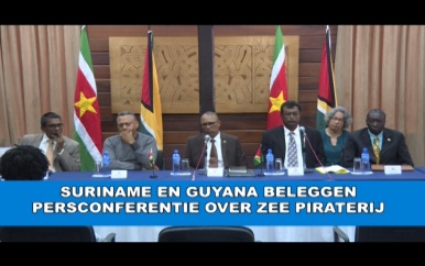 Suriname en Guyana beleggen persconferentie over zeepiraterij