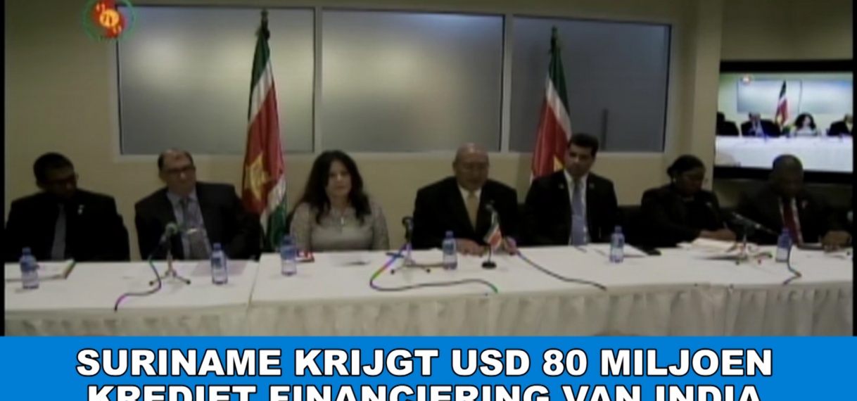 USD 80 miljoen krediet van India voor Suriname