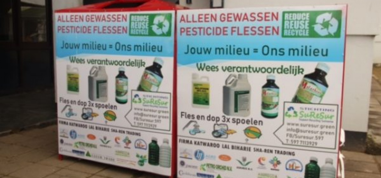 Pilot project ‘beheer lege pesticide flessen’ gestart