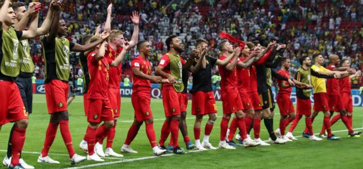 België verslaat topfavoriet Brazilië en is na 32 jaar weer halvefinalist WK