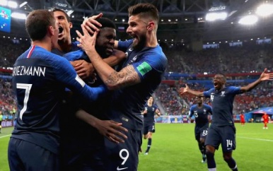 Frankrijk plaatst zich ten koste van België voor WK-finale