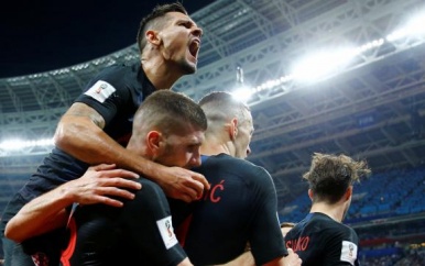 Kroatië na verlenging naar eerste WK-finale