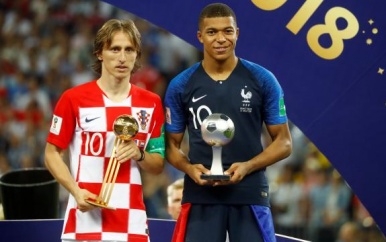 Modrić gekozen als beste speler van WK, Mbappé grootste talent
