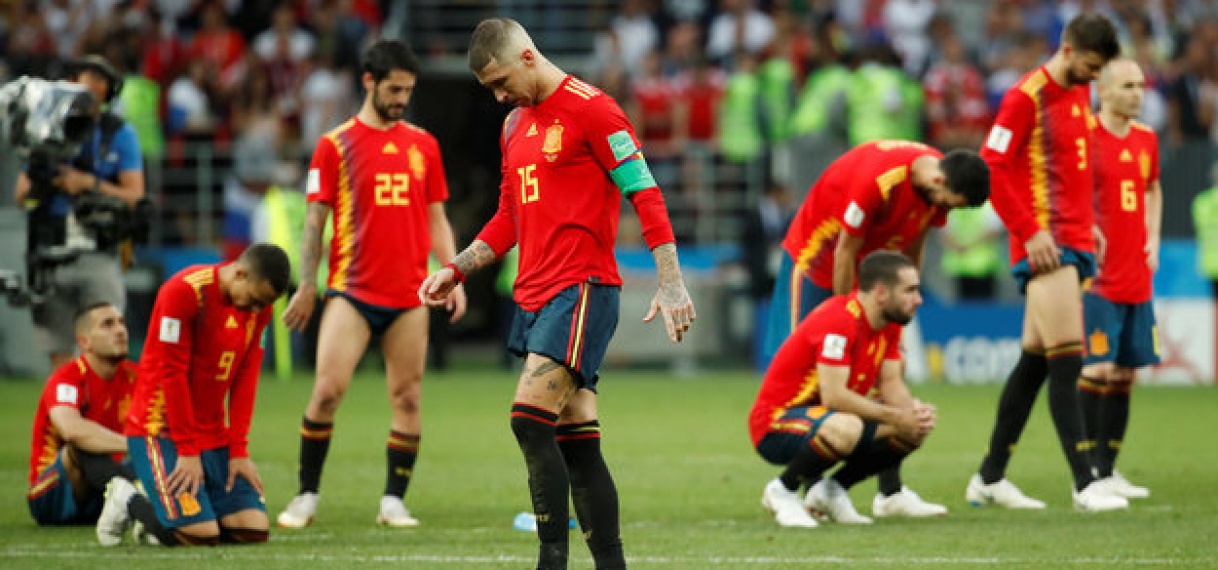 Spanje na strafschoppen uitgeschakeld door gastland Rusland op WK