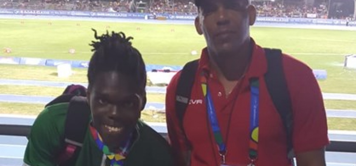 CAC Games: Van Assen springt met Surinaams record naar bronzen plak