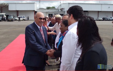 President Bouterse en first lady vertrokken naar Cuba