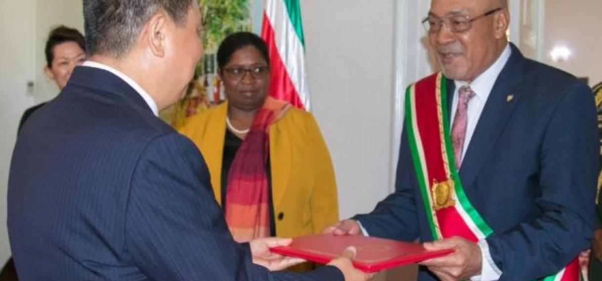 Nieuwe Chinese ambassadeur voor Suriname