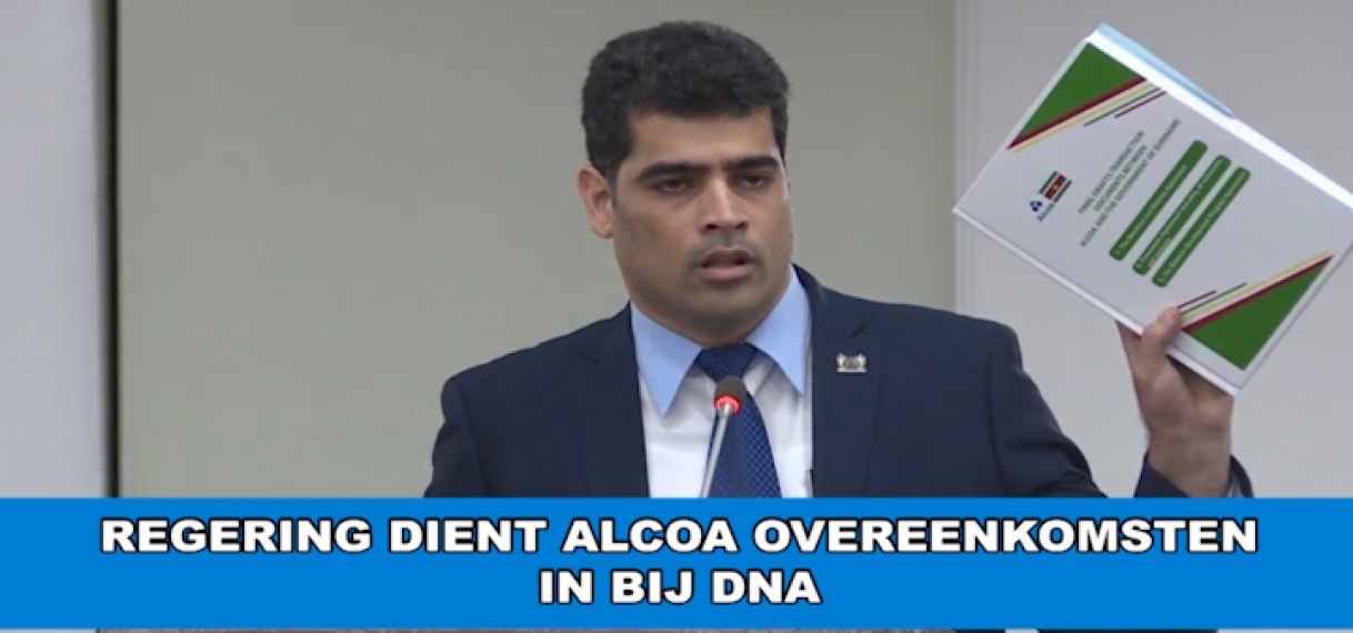 Regering dient Alcoa documenten in bij DNA