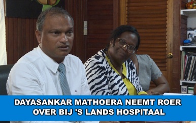 Dayasankar Mathoera nieuwe directeur ‘sLands Hospitaal