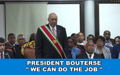 President Bouterse spreekt jaarrede uit