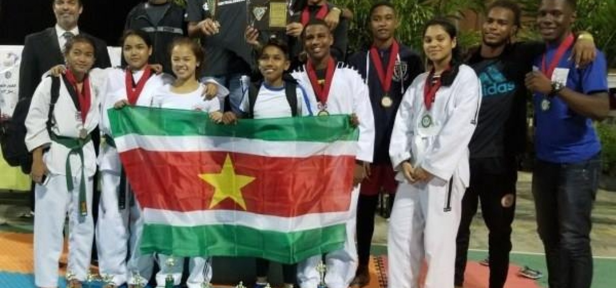 Surinaamse vechters namen deel aan Best Of The best taekwondo Open Toernooi op Aruba