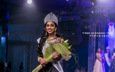 Na 6 jaar weer missverkiezing; Rishika Poeran Miss India Worldwide Suriname