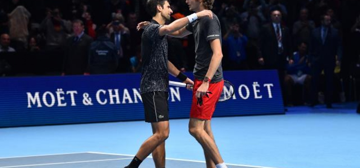 Novak Djokovic ligt er niet wakker van dat hij zondag in de eindstrijd van de ATP Finals verloor van Alexander Zverev.
