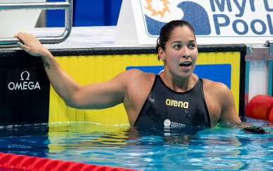 Ranomi Kromowidjojo en Femke Heemskerk bereiken halve finales 100 meter vrij bij WK kortebaan in het Chinese Hangzhou de bereikt