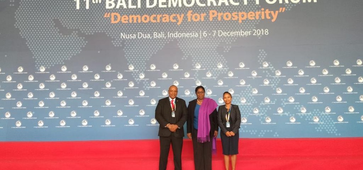 Suriname neemt deel aan elfde ministeriële Bali Democracy Forum