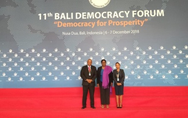 Suriname neemt deel aan elfde ministeriële Bali Democracy Forum