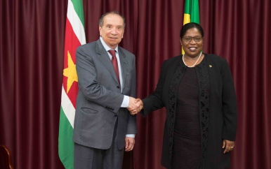 Suriname en Brazilië versterken bilaterale relatie