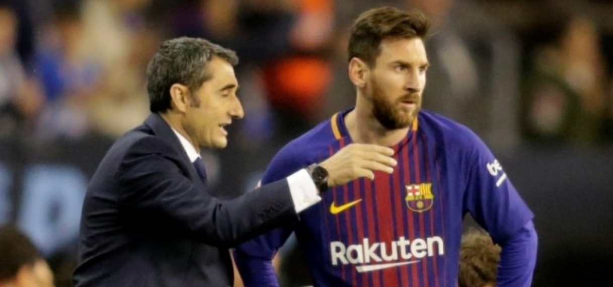 FC Barcelona-trainer Ernesto Valverde begrijpt er niets van dat Lionel Messi bij de Gouden Bal-verkiezing niet tot de drie finalisten behoorde en als vijfde eindigde