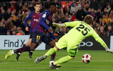 Cillessen en Barcelona maken nederlaag goed en gaan door in beker
