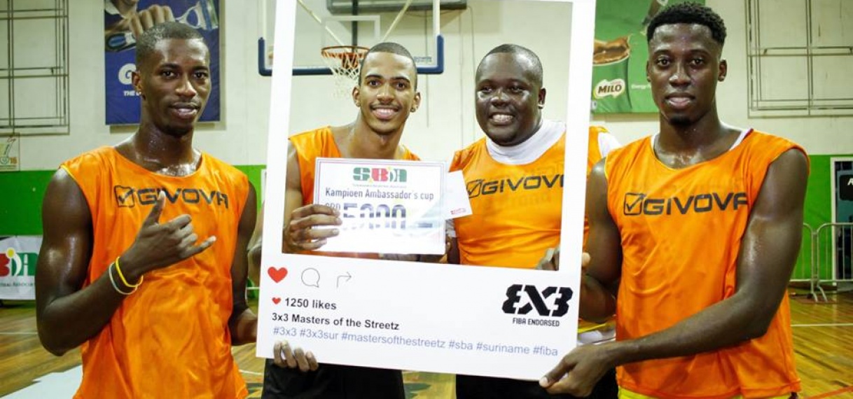 SYR beste 3×3 team van Suriname in Ambassador’s Cup