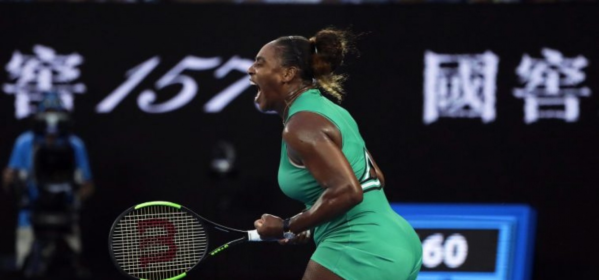 Serena Williams heeft zich geplaatst zich voor de kwartfinales van Grand Slam