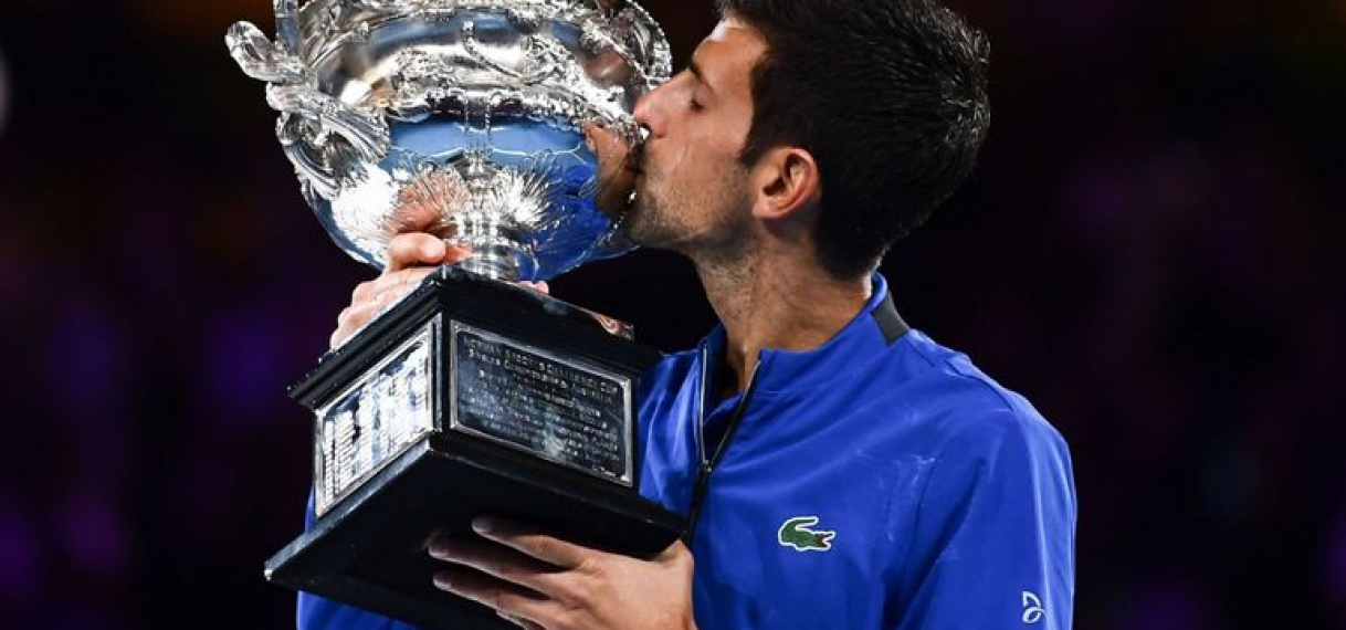 Novak Djokovic emotioneel met zijn zevende eindzege op de Australian Open