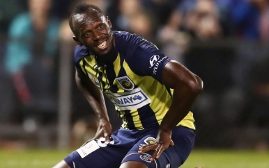 Usain Bolt jaagt niet langer op een carrière in het profvoetbal