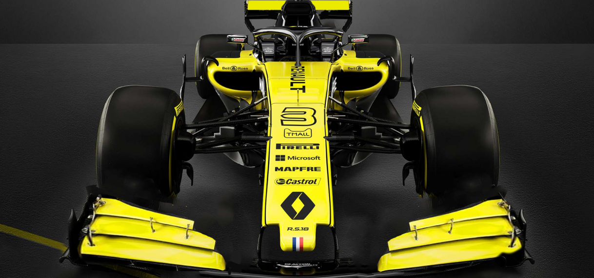 Renault presenteert nieuwe auto voor komend seizoen formule-1