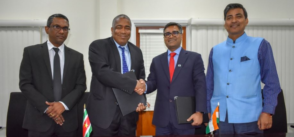Suriname tekent overeenkomst met EximBank India