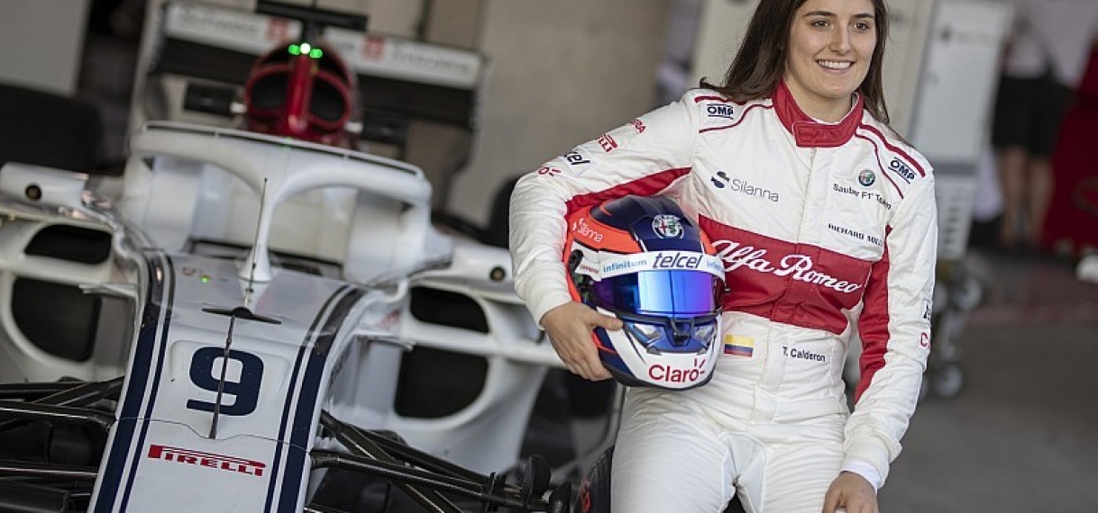 Colombiaanse Calderon debuteert als eerste vrouw in Formule 2