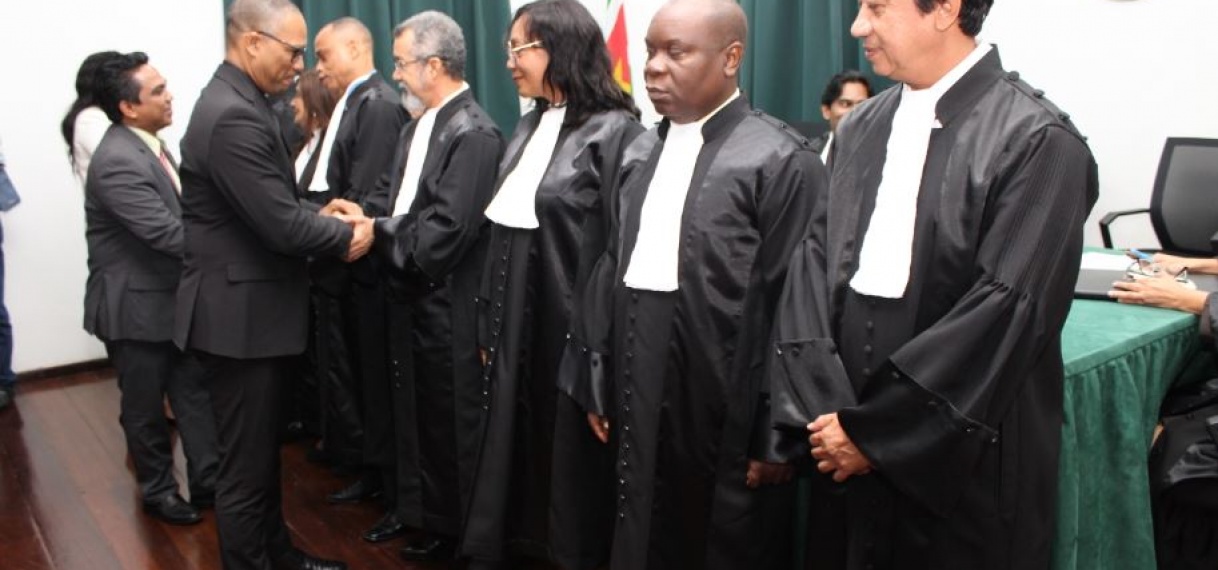 Hof van Justitie installeert zeven nieuwe rechters
