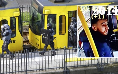 Op het 24 Oktoberplein in Utrecht is rond 10.45 uur geschoten in een tram