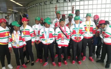 De Special Olympians van Suriname werden groot ontvangen