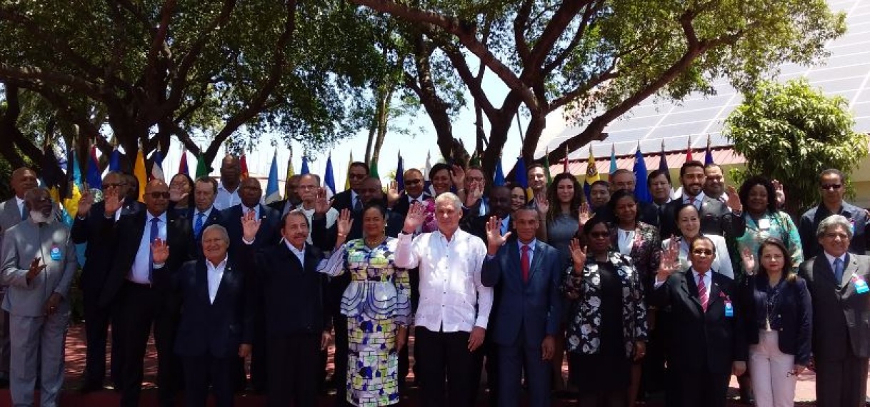Staatshoofden en regeringsleiders top neemt Managua Declaratie aan
