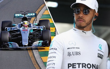 Hammilton vindt een-twee voor Mercedes in duizendste race fantastisch