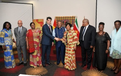 Inauguratie Ambassade van de Republiek Suriname in Accra