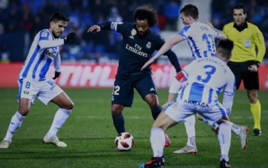 Real Madrid niet langs Leganés