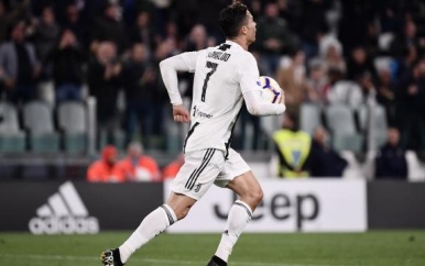 Ronaldo behoedt Juventus voor nederlaay tegen Torino