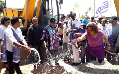 Straten Anjoemaraproject worden gerehabiliteerd en geasfalteerd