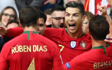 Ronaldo leidt Portugal met hattrick naar Finale Nations league
