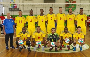 Surinaamse heren selectie neemt deel aan volleyball Panam cup