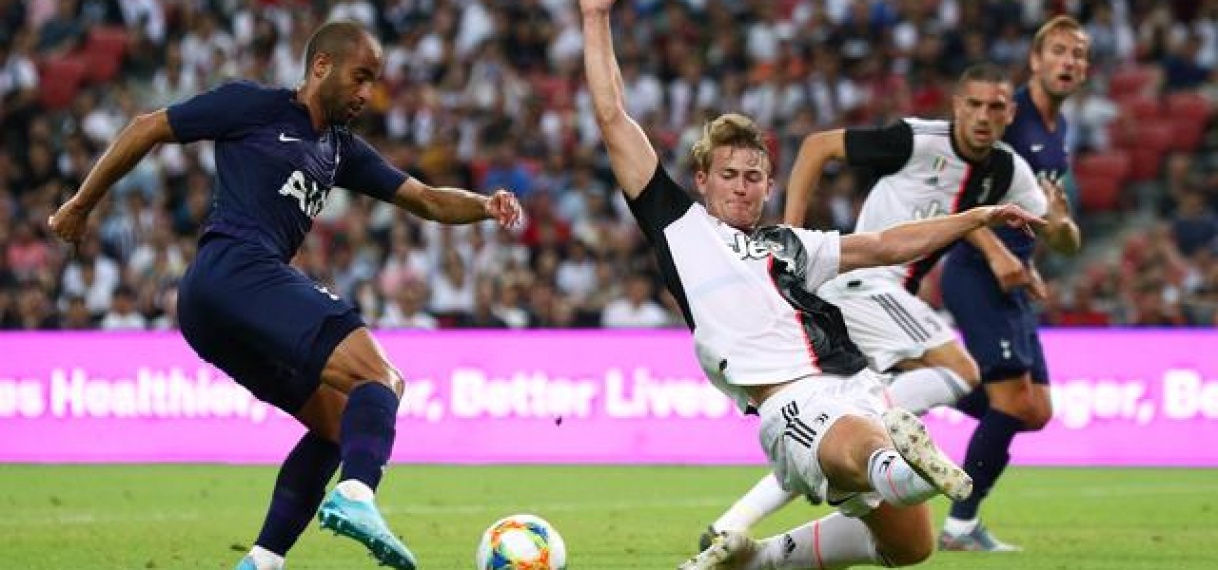 De ligt verliest bij officieus debuut Juventus door wereldgoal Kane