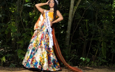 Vertegenwoordiger voor Miss India Worldwide 2019 verkiezing door selectie procedure