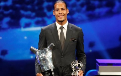 Virgil van Dijk verkozen tot Europees voetballer van het jaar