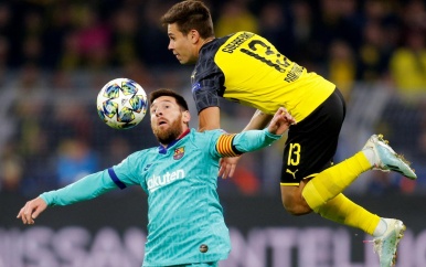 Barcelona speelt bij rentree Messi doelpuntloos gelijk tegen Dortmund